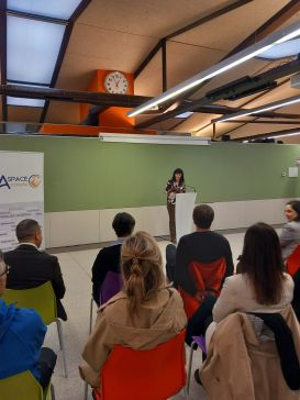 A Deputación da Coruña destaca a aposta pola innovación de ASPACE na presentación do exoesqueleto pediátrico